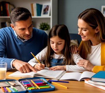 . زمانی که والدین نقش فعال در یادگیری فرزند خود ایفا می‌کنند