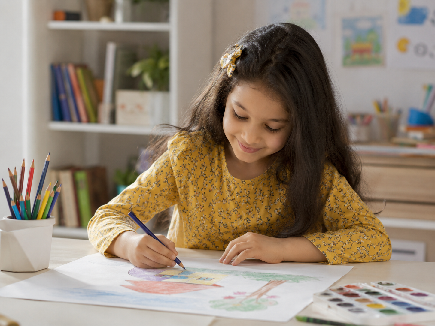 تفسیر نقاشی کودکان از رنگها و شکلها