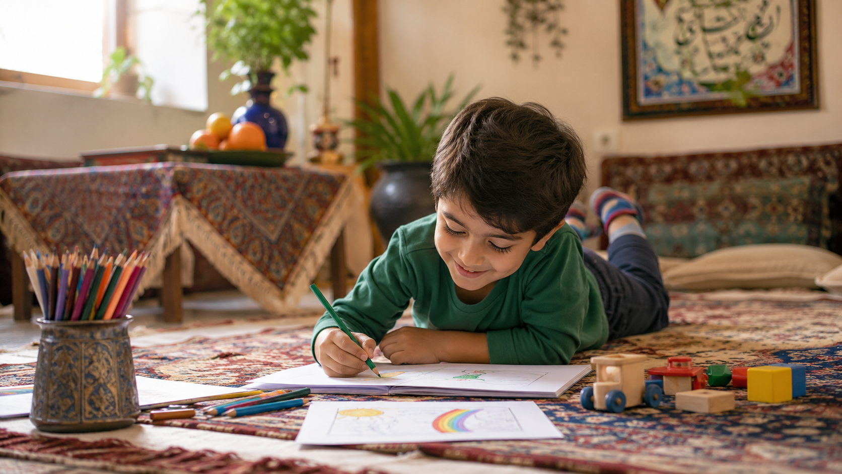 بازی یکنفره در خانه بدون گوشی برای کودکان