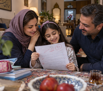 واکنش والدین به نمره بد کودک و افت تحصیلی دانش آموز